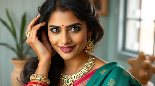 Artificial Kundan Jewellery Styling