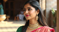 Artificial Necklace Set for Saree under 200 Rupees