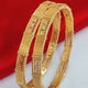 Jewelatoz Brass Cubic Zirconia Gold-Plated Bangle | Pack of 2 | Ethnic | Women