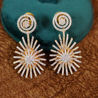 3 D PATTERNED DIAMOND LOOK ALIKE GORGEOUS DANGLERS 3