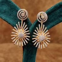 3 D PATTERNED DIAMOND LOOK ALIKE GORGEOUS DANGLERS 2