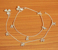 White Anklets for Women 3