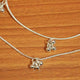 White Anklets for Women