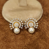 Celestial Pearl Spark CZ Pendant Set 2