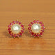 Red Ruby Studs for Women