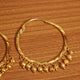 Gold Plated Dangling Hoops By Jewelatoz