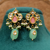 Ethnic Kundan Meenakari Multicolour Necklace Set 6