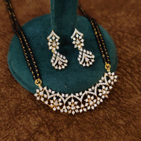 Elegant Gold Plated Black Bead Mangalsutra for Women 4