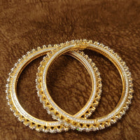 Eternal Spark CZ Openable Diamond Look Gold Bangle 4