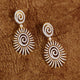 GOLD PLATED DIAMOND LOOK ALIKE ADORABLE DANGLERS