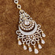 GORGEOUS GOLD PLATED DIAMOND LOOK BRIDAL MAANG TIKKA