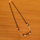 Gold Plated Antique Bead & Pearl Mangalsutra