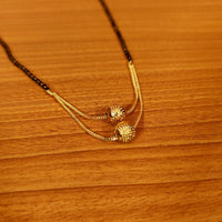 Gold Plated Ethnic Look Single Line Mangalsutra 2