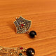 Multicolour Antique Look Polki Mangalsutra