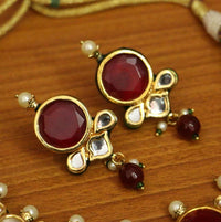 Multicolour Navratan Kundan Look Necklace Set 6