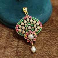 Navrang Pearl Jaal Pendant Set 3