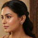Navratna-Inspired Multicolour Stone Stud Earrings