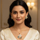 Navratna Radiance CZ Pendant Set