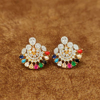 Navratna Radiance CZ Pendant Set 4