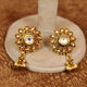 PAISLEY GOLD PLATED KUNDAN LOOK STUDS