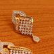 Diamond Look Zircon Studded Pendant and earrings Set With Chain