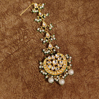 PEARL KUNDAN MEENAKARI MAANG TIKKA 3