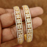 PREMIUM DIAMOND LOOK GOLD PLATED BANGLES 3