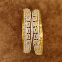 PREMIUM DIAMOND LOOK GOLD PLATED BANGLES 2