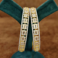 PREMIUM DIAMOND LOOK GOLD PLATED BANGLES 4