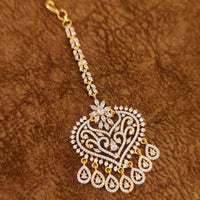 REAL DIAMOND LOOK ALIKE WEDDING MAANG TIKKA 3