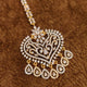 REAL DIAMOND LOOK ALIKE WEDDING MAANG TIKKA