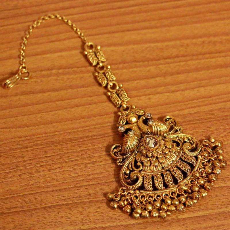 REAL GOLD LOOK ALIKE WEDDING MAANG TIKKA