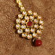 RUBY KUNDAN MEENAKARI WEDDING MAANG TIKKA
