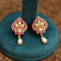Rani Pink Pearl Jaal Pendant Set 1