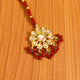 Red Kundan Maangtikka