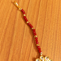 Red Kundan Maangtikka 2