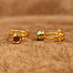Red Kundan Toe Ring