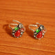 Red Zircon  Toe-Rings for Women