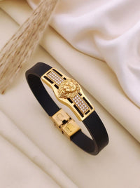 Jewelatoz Alloy, Stainless Steel Diamond Gold-plated Bracelet 1