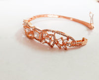 Jewelatoz Metal Diamond Titanium Bracelet | 60 Diamonds | Free Size | Women 2