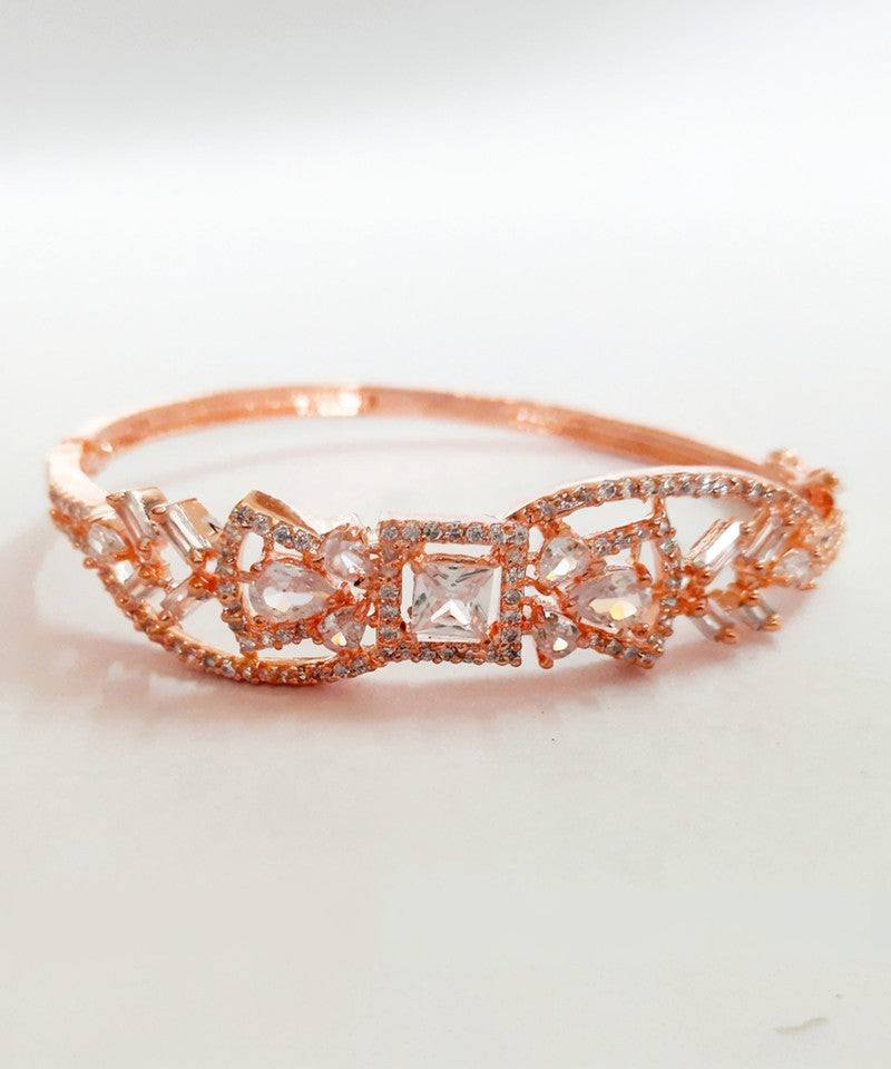 Jewelatoz Metal Diamond Titanium Bracelet | 60 Diamonds | Free Size | Women