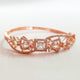 Jewelatoz Metal Diamond Titanium Bracelet | 60 Diamonds | Free Size | Women