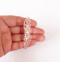 Jewelatoz Metal Diamond Titanium Bracelet | 60 Diamonds | Free Size | Women 3