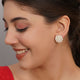 Pearl Gold Look Beaded Studs